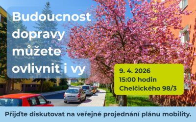 Veřejné projednání návrhové části Městské mobility Chomutova a Jirkova